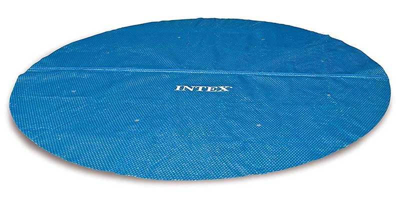 intex round solar pool cover