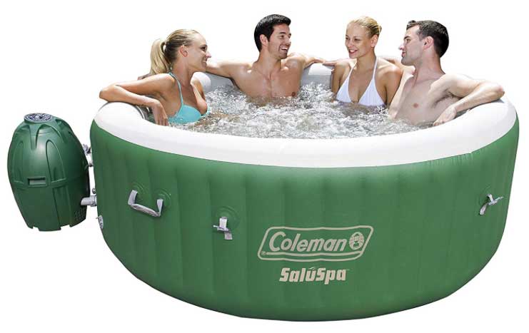 coleman portable hot tub