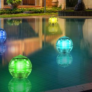 floating solar pool lights