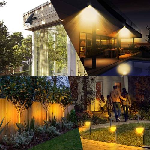 outdoor solar spotlight lighting