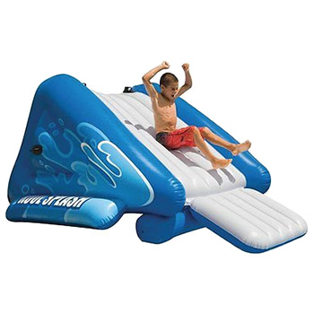 above ground pool water slide