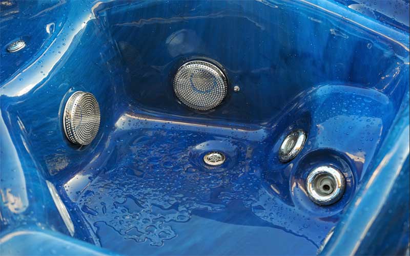 drain a hot tub