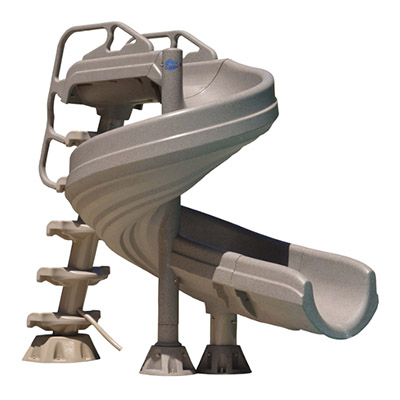 inground pool slides