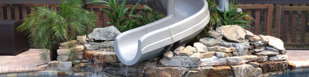 pool deck slide